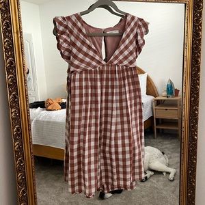 Gingham Mini Dress